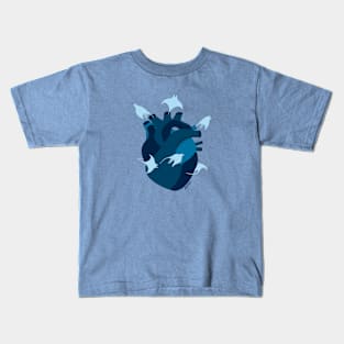 Stingray Heart Kids T-Shirt